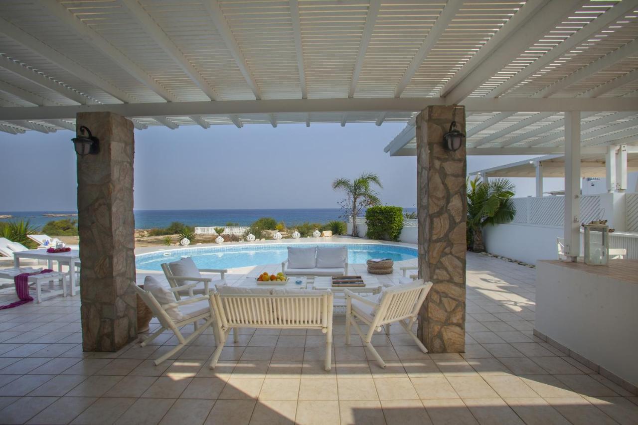 Mimoza Seafront Villa Protaras Exterior foto